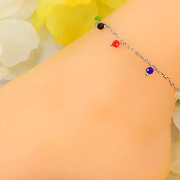 Minimalist Anklet, Sleek & Modern Design, Women’s Fashion, YC110355-A - Picture 4 of 10